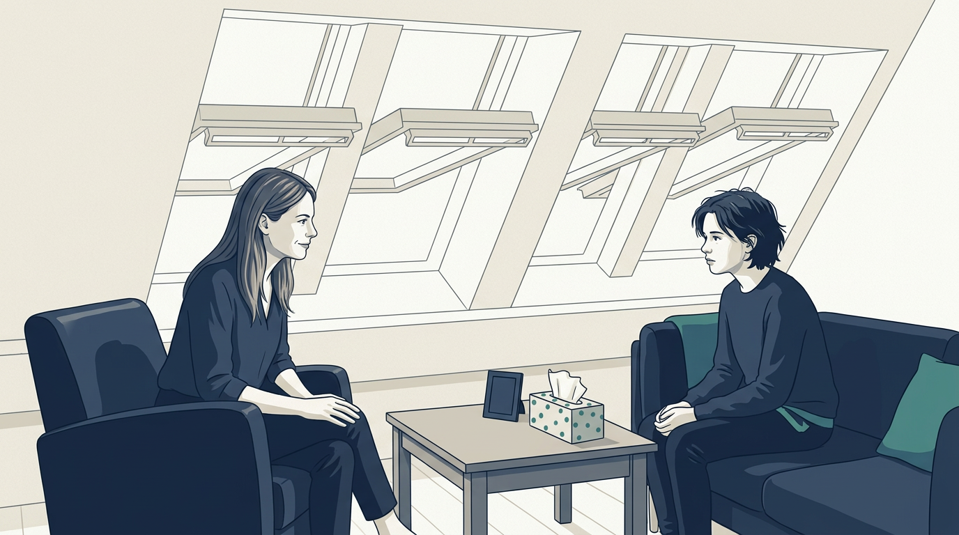 Holzbausteine symbolisieren therapeutische Bausteine